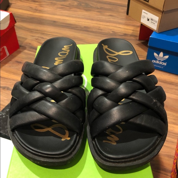 Sam Edelman slider black size 6.5 - Picture 2 of 2